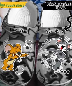 Personalized Tom And Jerry Crocs Sandals