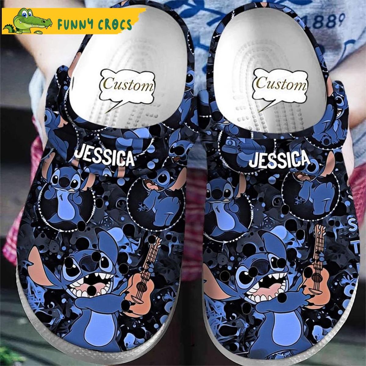 Personalized Read A Book Stitch Crocs Shoes