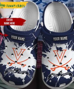 Personalized Virginia Athletics Ncaa Football Crocs Sandals