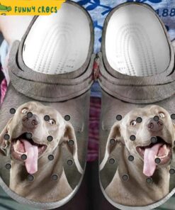 Personalized Weimaraner Crocs Clog Shoes