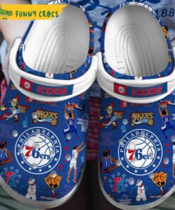 Oklahoma City Thunder Nba White Crocs Clog Slippers