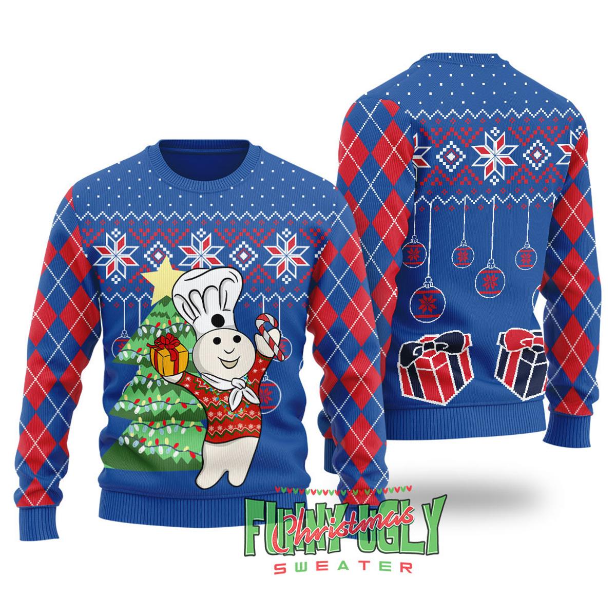 Funny Up On The Housetop Ugly Christmas Sweater