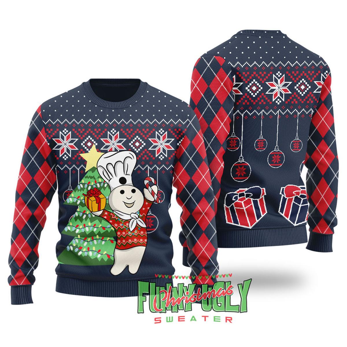 Pillsbury Doughboy Christmas Sweaters