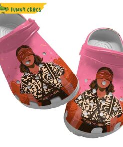 Pink Strangers Things Gifts Crocs Clog