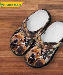 Pitbull Family Happy Dog Crocs Shoes