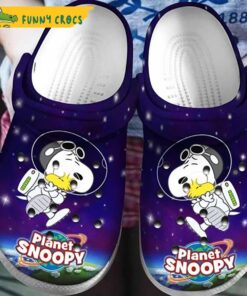 Planet Snoopy Astronaut Crocs Shoes