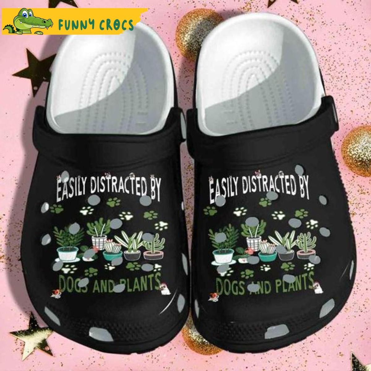Plants And Dog Crocs Sandals