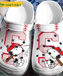 Play Baseball With Snoopy Crocs Sandals