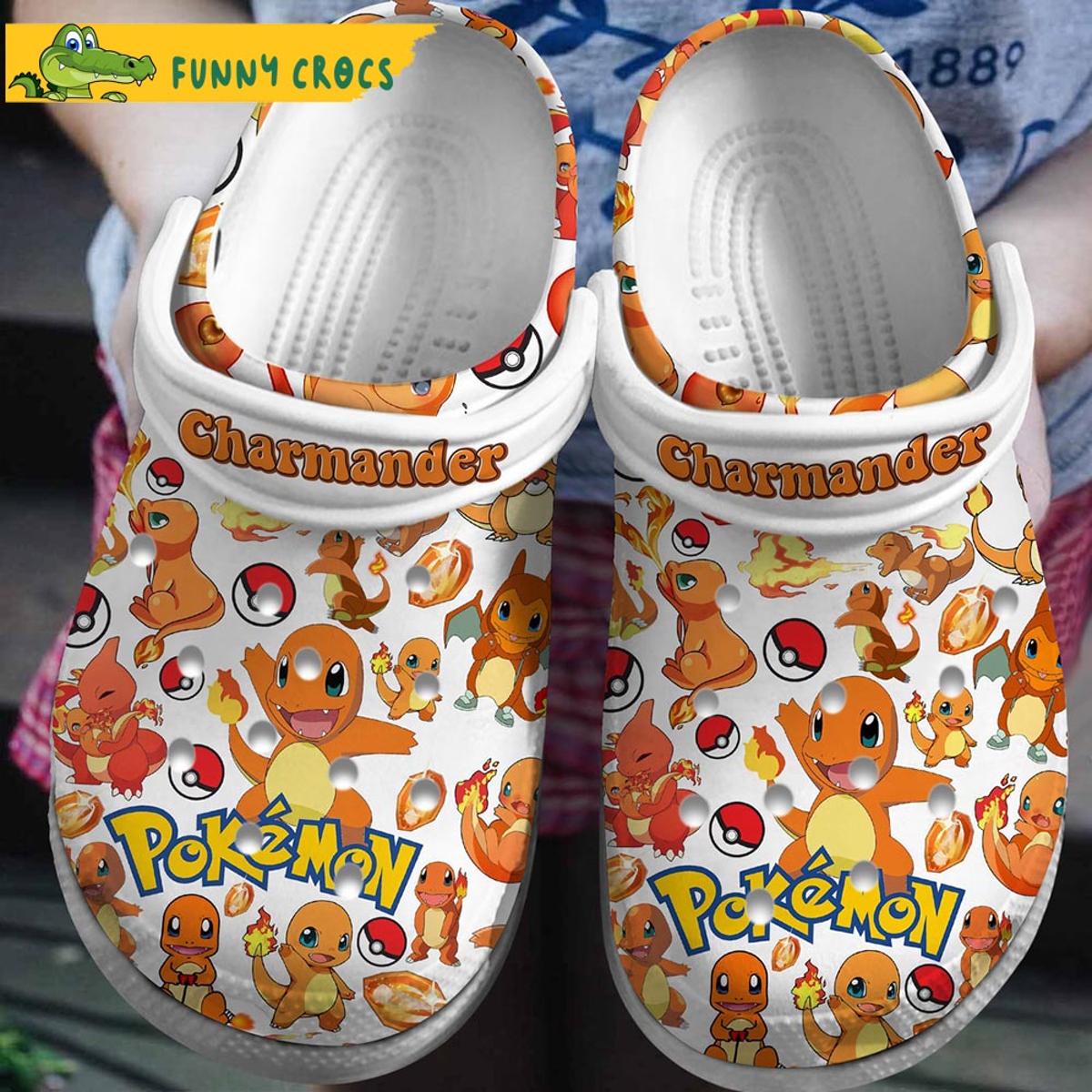 Squirtle Pattern Pokemon Crocs Clog Shoes