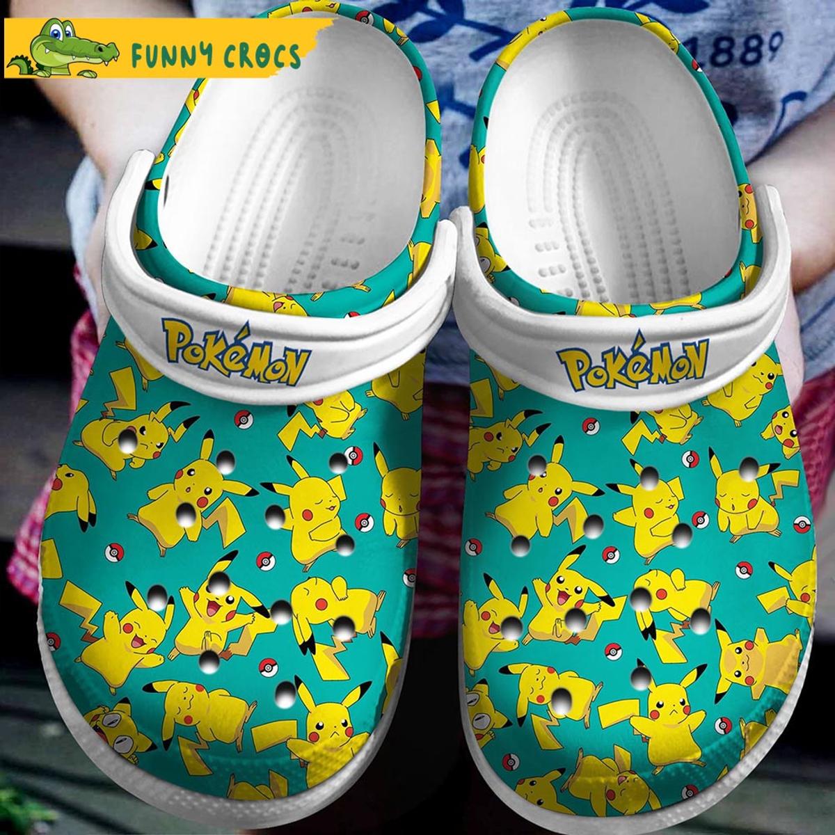 Pokemon Special Edition Blue Crocs Slippers