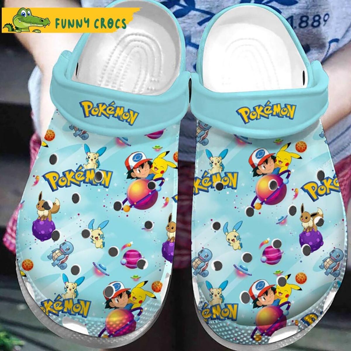 Pokemon Chamander Pattern Orange Crocs Clog Shoes