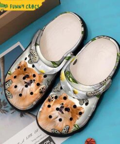 Personalized Pomeranian Crocs Clog Shoes