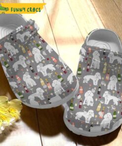 Personalized Poodle Christmas Crocs Shoes