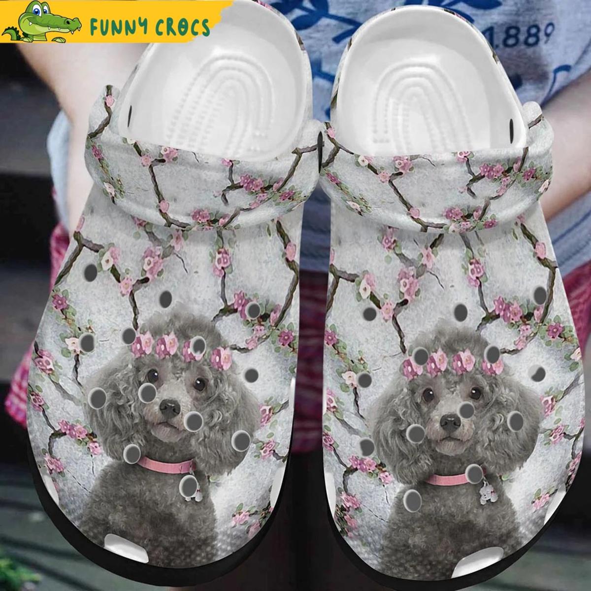 Personalized Poodle Christmas Crocs Shoes