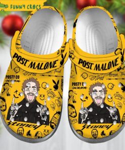 Post Malone Crocs Yellow