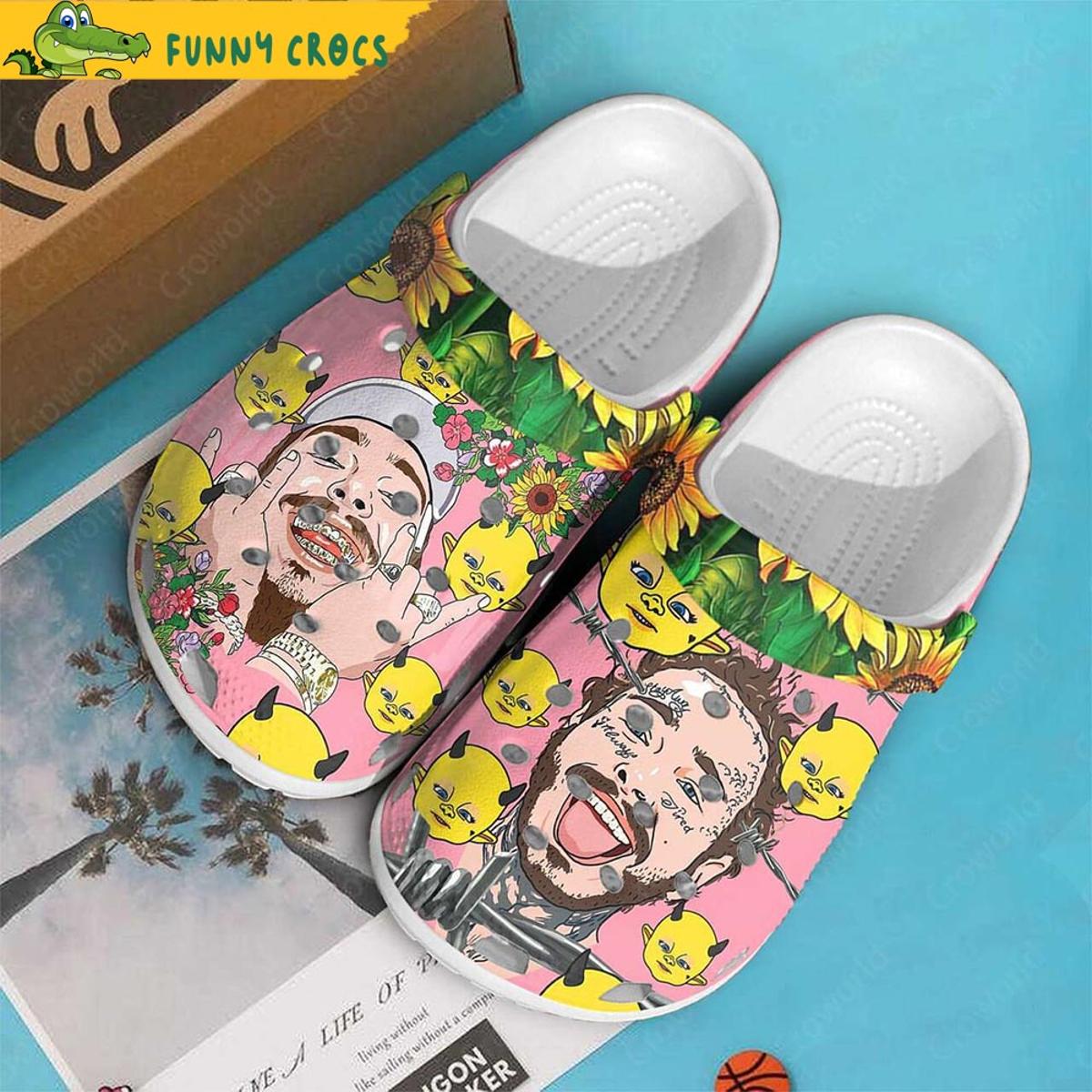 Rapper Post Malone Crocs Clog Slippers