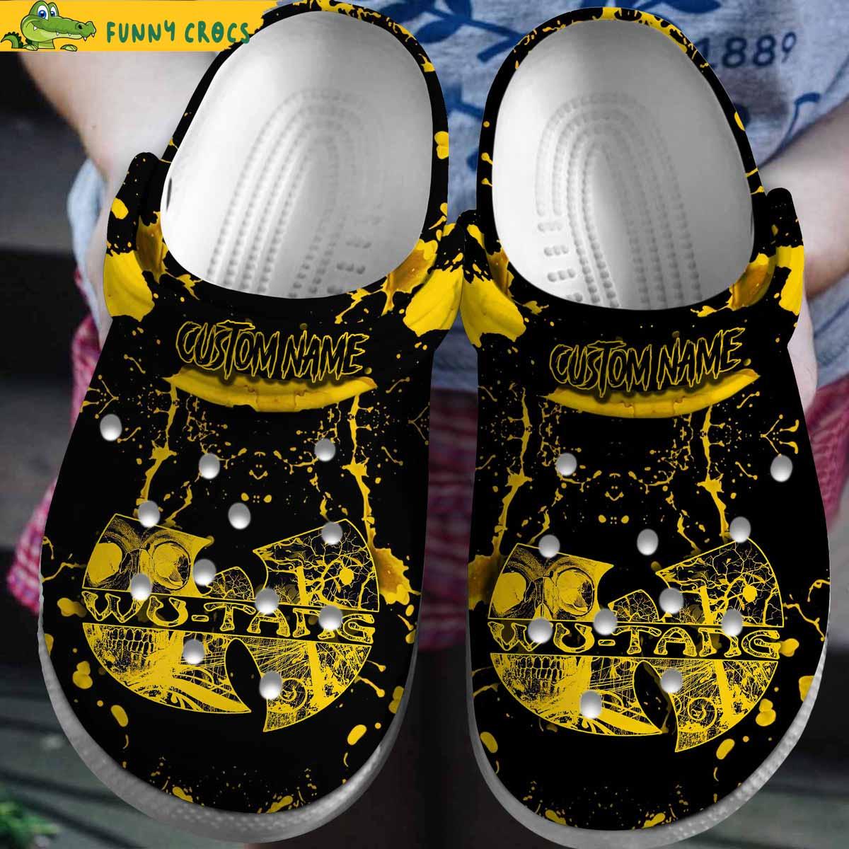 Killa Bees Wu Tang Crocs With Gold Logo