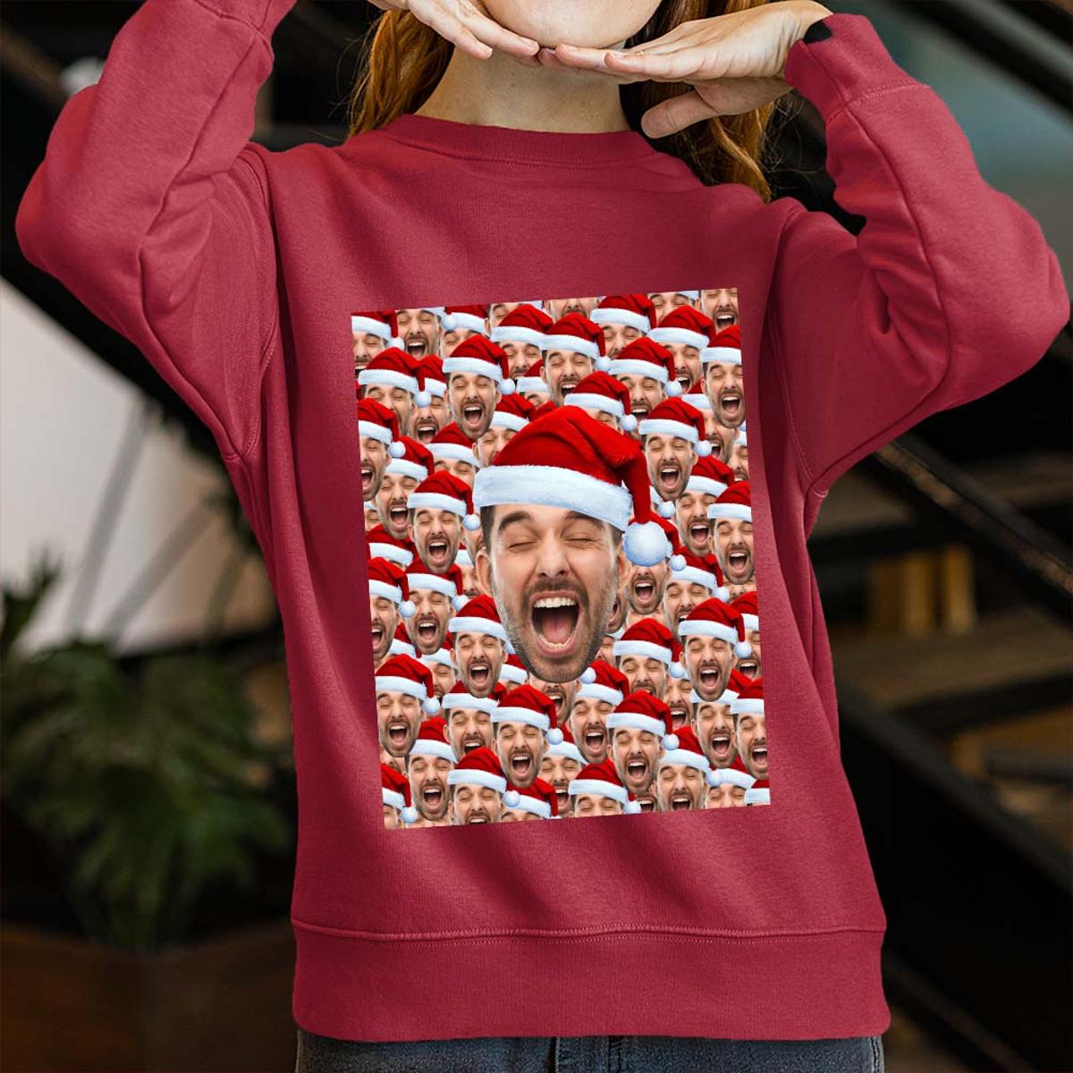 Tacky Custom Ugly Sweaters With Multiple Faces