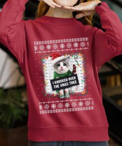 Mens Meowy Christmas Ugly Sweater