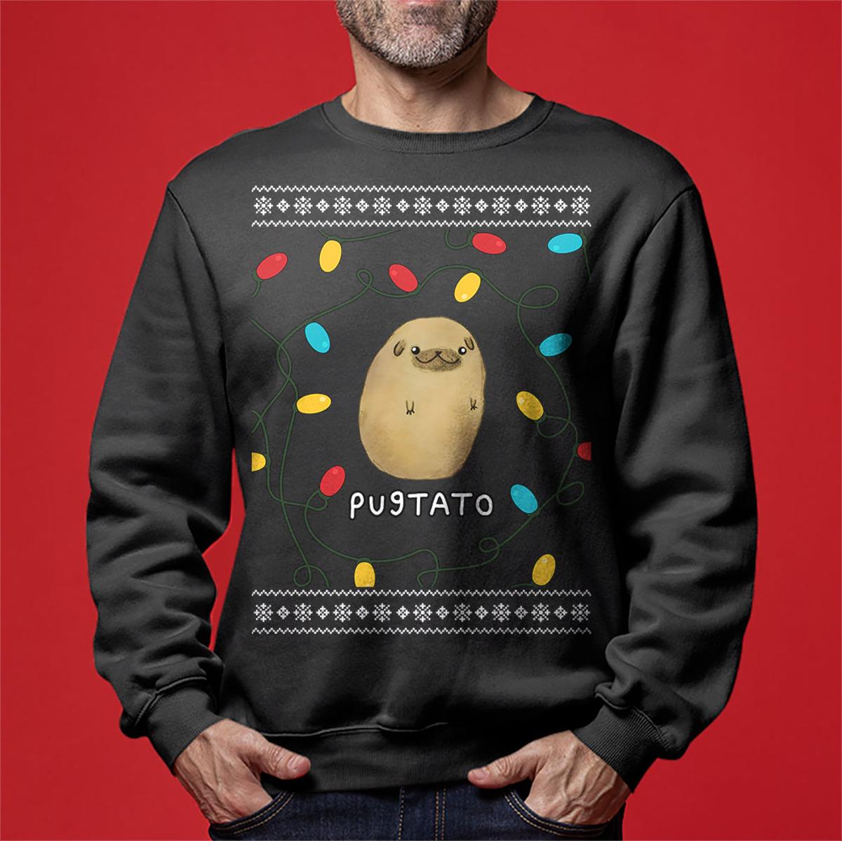 Cute Cat Mens Christmas Sweater