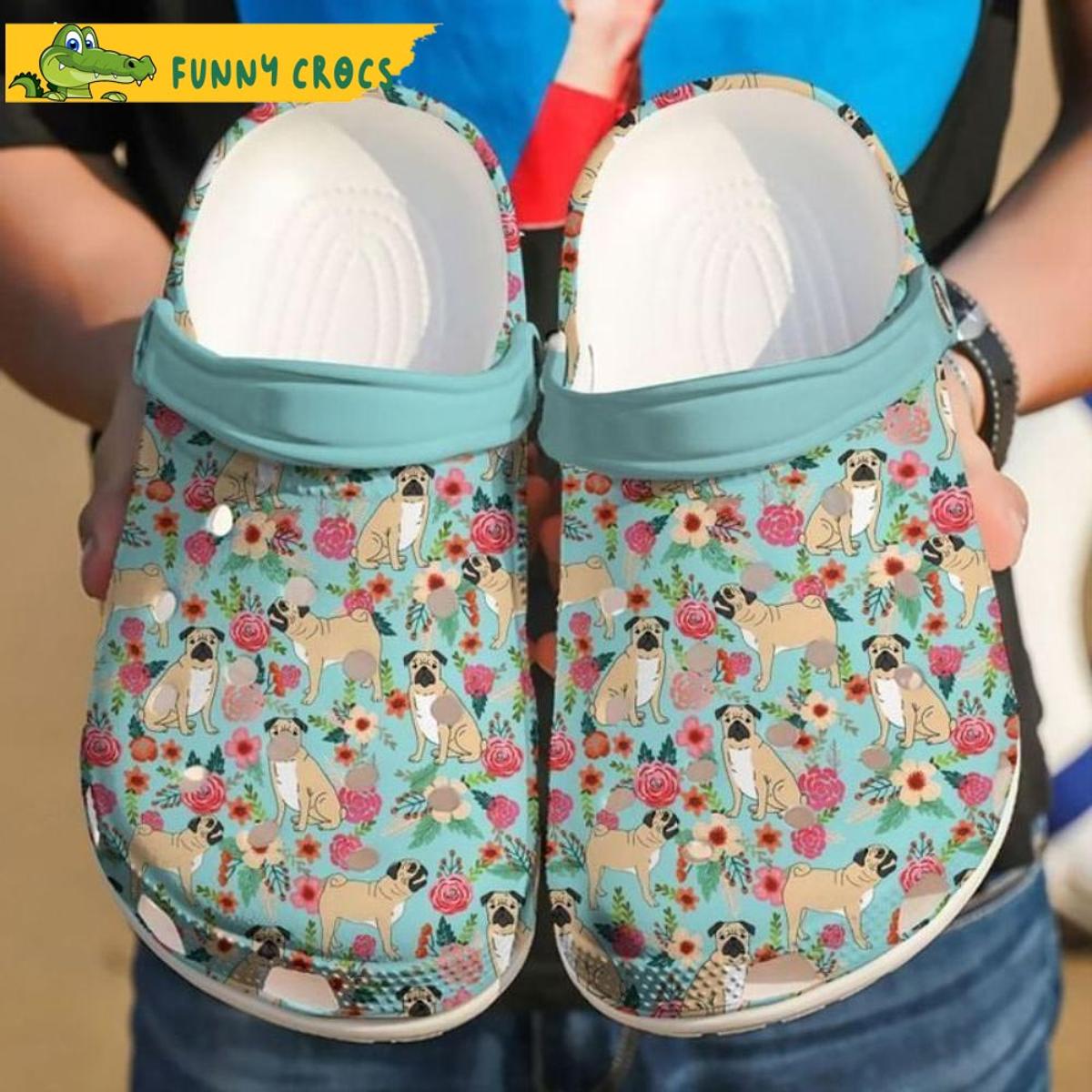 Funny Pug Love Puppy Dog Crocs Clog