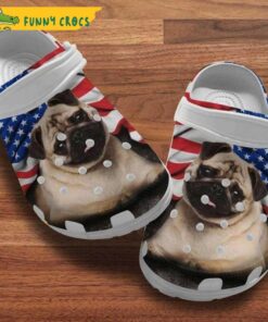 Pug Dog Halloween Pattern Crocs Classic