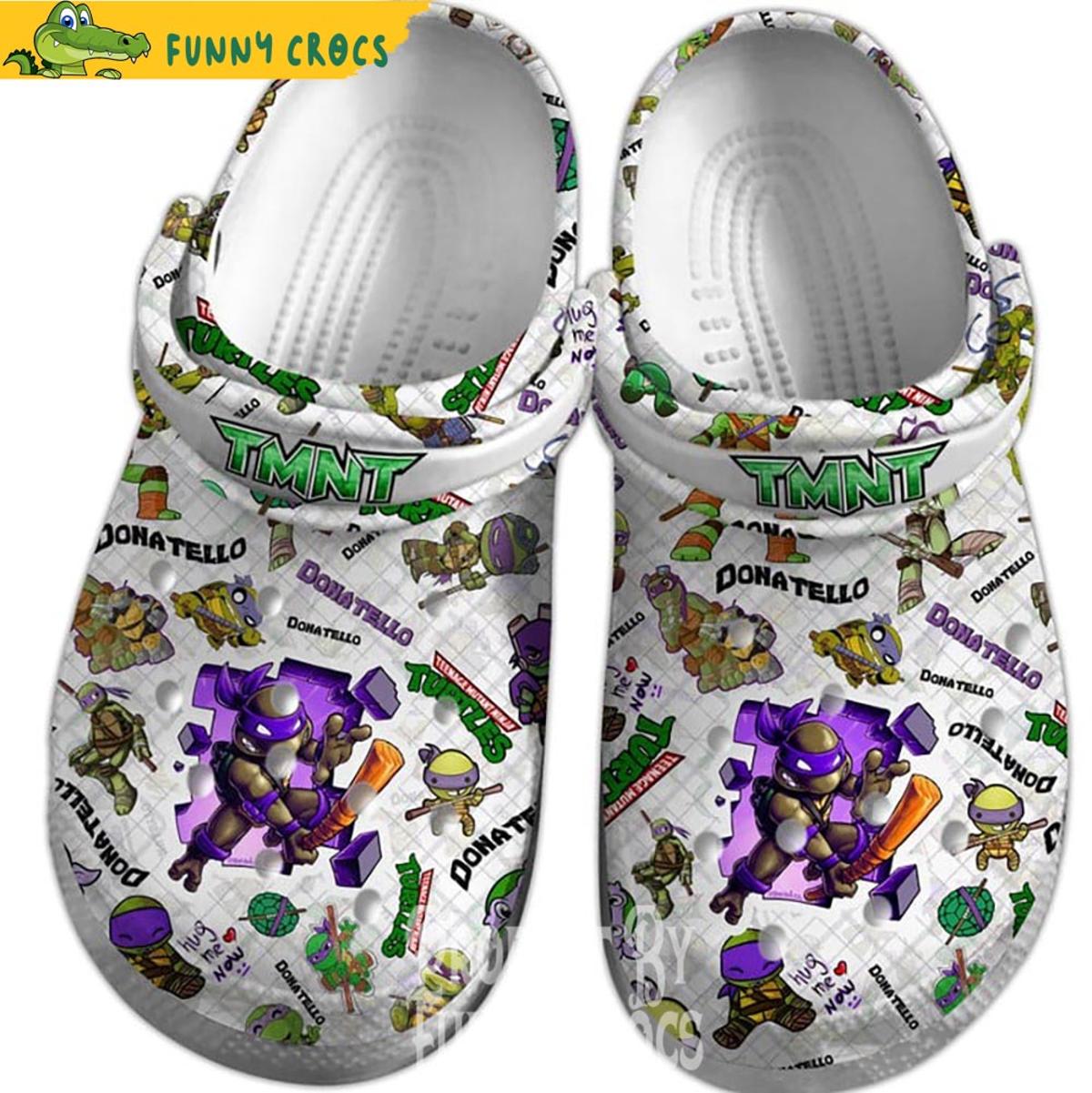 Raphael Ninja Turtle White Crocs Shoes