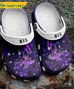 Purple Whale Bts Gifts Crocs Clog Shoes