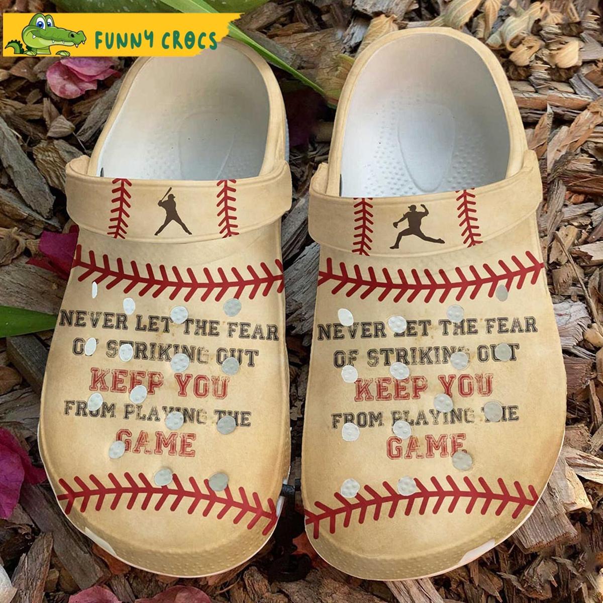 Pitch And Catch Baseball Crocs Shoes Clogs