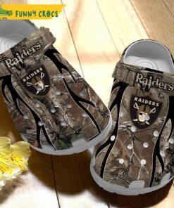 Raiders Deer Hunting Gifts Crocs Clog Shoes