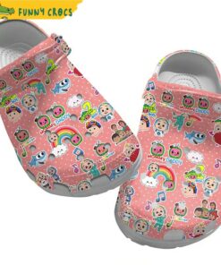 Rainbow Baby Shark Cloud Cocomelon Pink Crocs Shoes