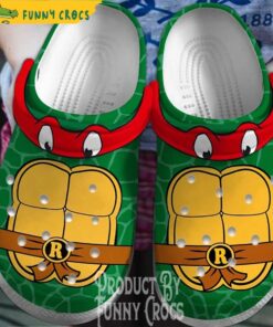 Donatello Ninja Turtle White Crocs Shoes