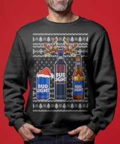 Reindeer Bud Light Funny Christmas Sweaters