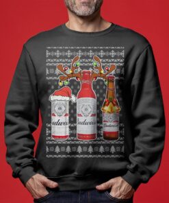 Reindeer Budweiser Christmas Sweater