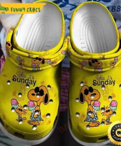 Relax It’s Sunday Cute Snoopy Crocs Shoes