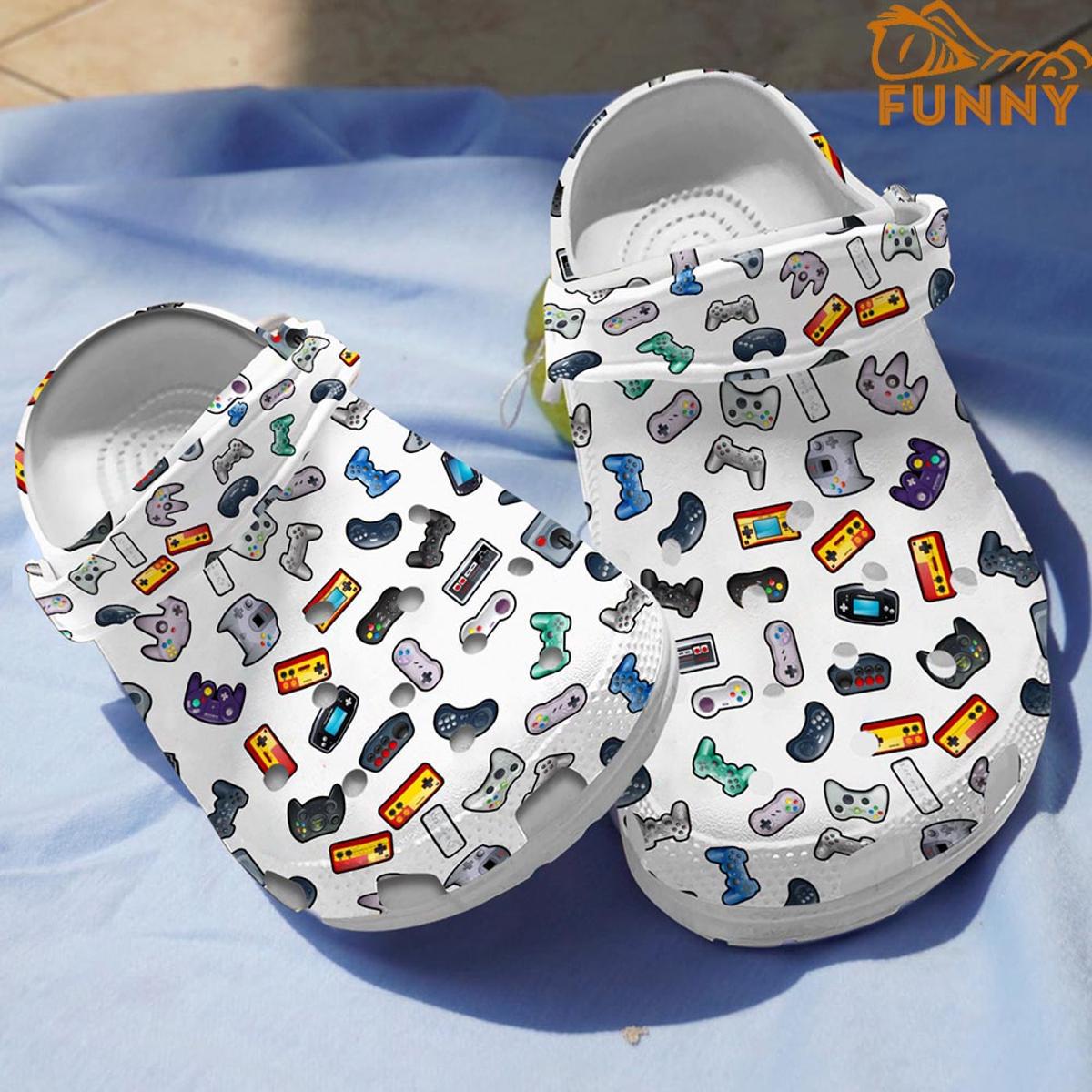 Retro Gamer Crocs Clog Shoes