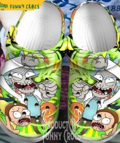 Rick And Morty Inventions Cartoon Crocs Sandals