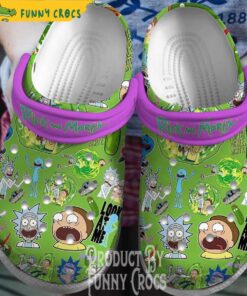 Rick And Morty Science Green Crocs Shoes