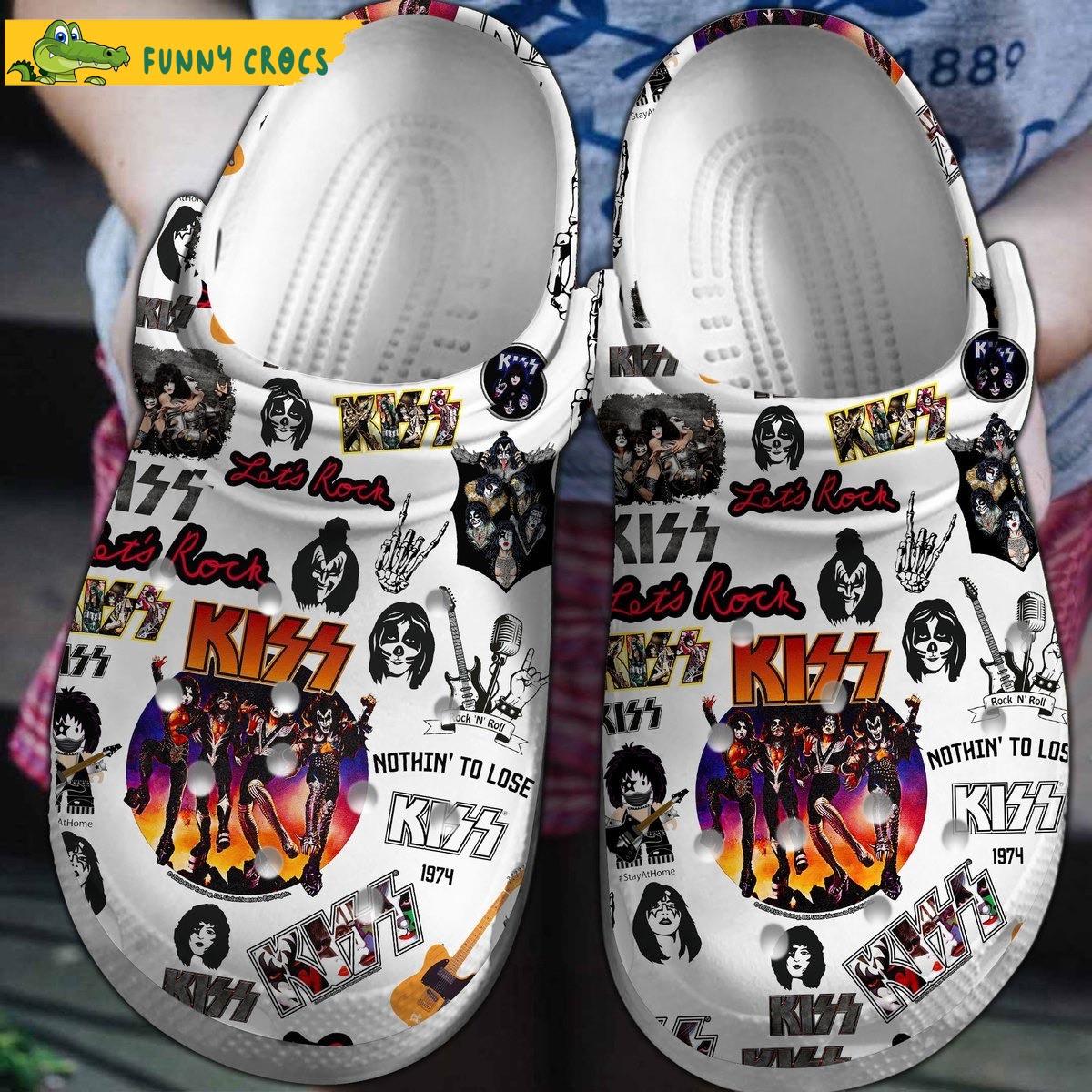 Music Rock Band Kiss Crocs Sandals