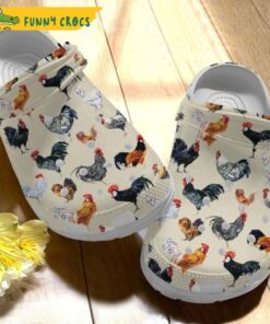 Rooster Chicken Crocs Clog Shoes