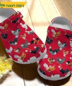 Rooster Farmhouse Family Chicken Crocs Slippers