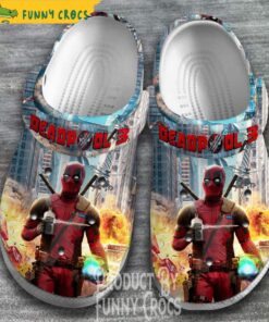 Ryan Reynolds Deadpool 3 Crocs Shoes