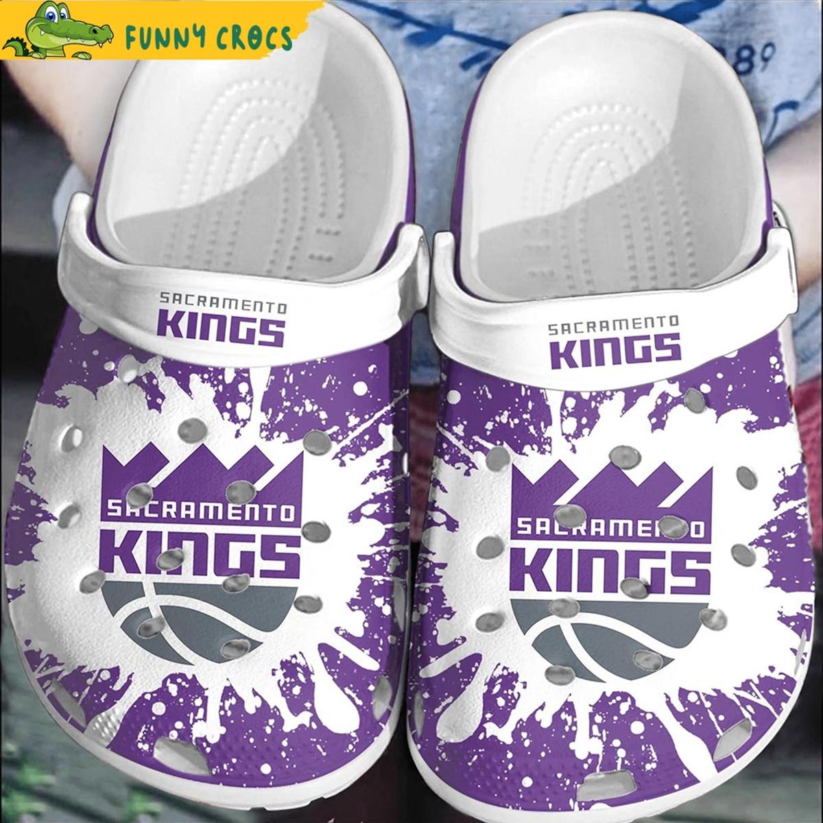 Sacramento Kings Basketball Crocs Sandals