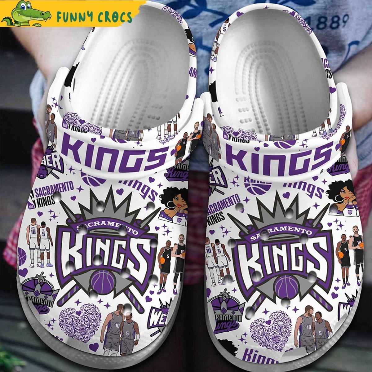 Sacramento Kings Basketball Crocs Sandals