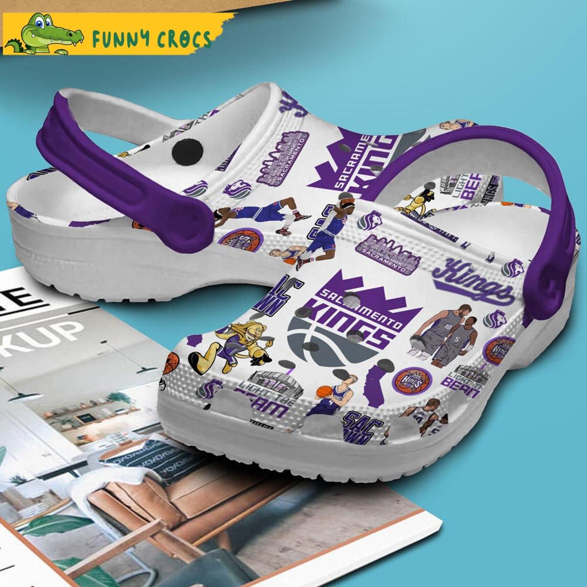 Personalized Sacramento Kings Nba Crocs Shoes