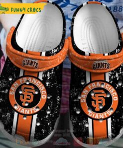 San Francisco Giants Black-orange Mlb Crocs Classic