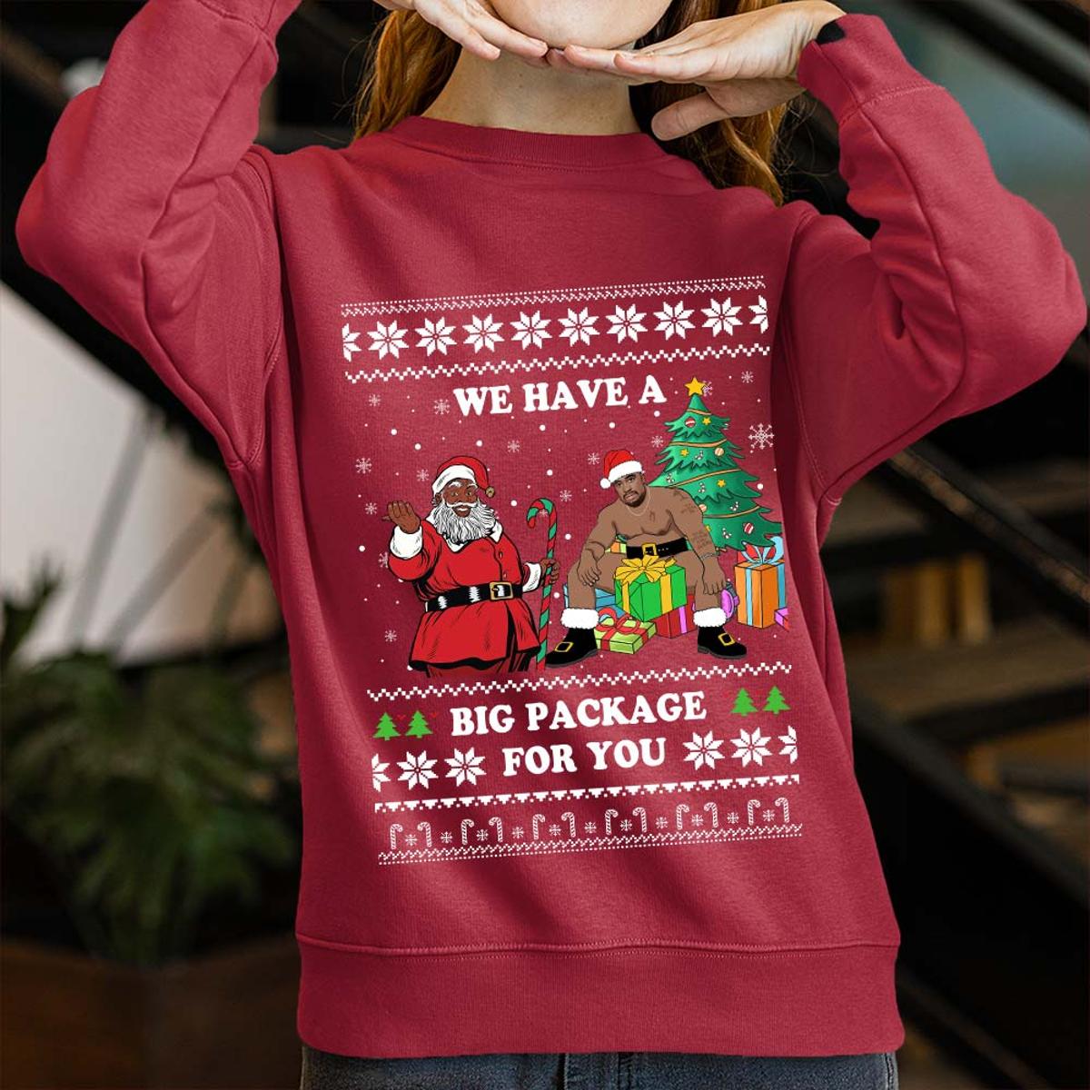 Snowman Santa Twerking Christmas Funny Christmas Sweaterss