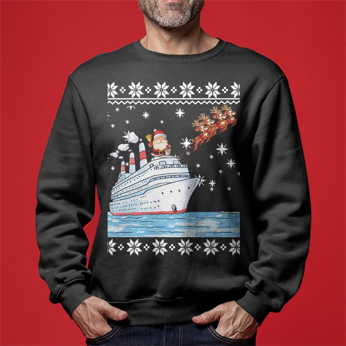 Santa Christmas Cruise Funny Christmas Sweaters