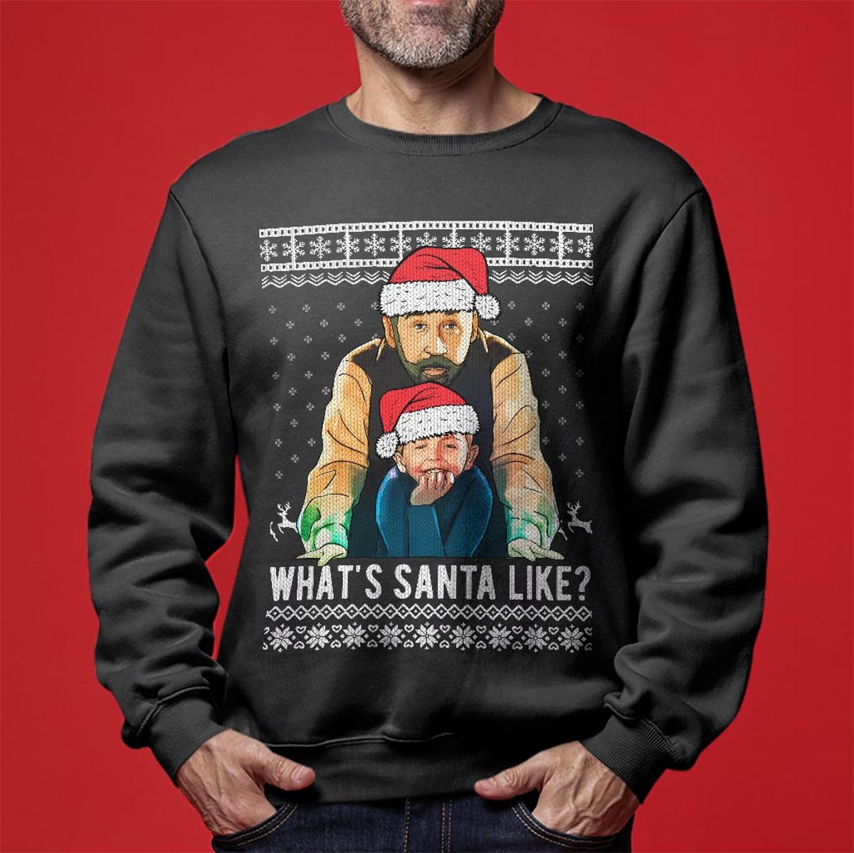 Say Merry Christmas Again Pulp Fiction Ugly Sweater