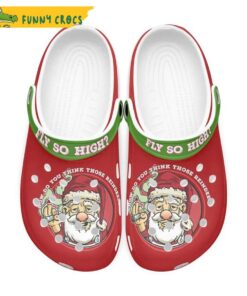 Santa Claus 420 Crocs Clog Slippers